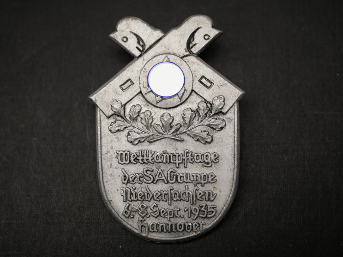 Badge – SA Group Lower Saxony Competition Days, 1935, Hanover