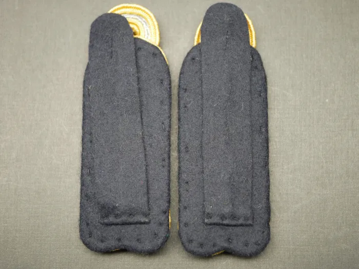 Paar Schulterklappen / Schulterstücke Marine Armeegeneral Flottenadmiral für das Diensthemd der NVA DDR