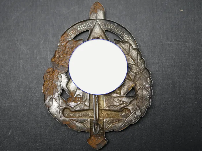 Badge – Sports and Military Competitions 1937, SA Group Lower Rhine