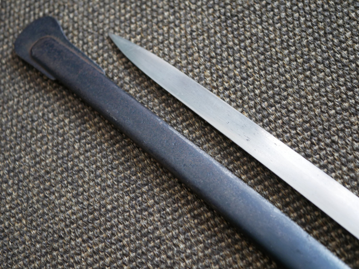 Prussian Model 1852 saber with blade etching "Brandenburg Train Battalion No. 3"
