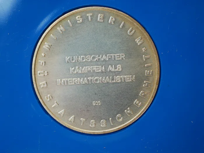 MfS Ministerium für Staatssicherheit - Geschenk Medaille Rudolf Iwanowitsch Abel in 500er Silber