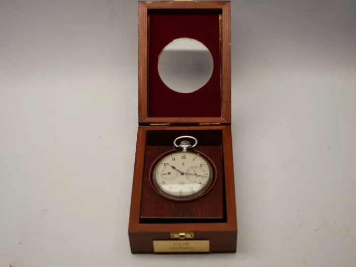 DDR NVA VM Volksmarine - Taschenuhr / Marine-Beobachtungsuhr GUB Glashütte, 1er Qualität - mit Gravur