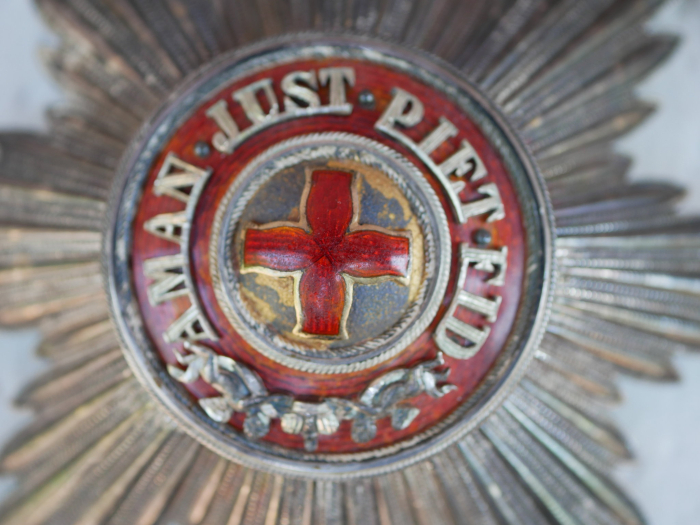 Zaristisches Russland St. Anna Orden Satz 1. Klasse Kreuz und Bruststern im Etui