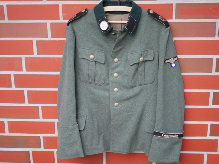 SS VT Verfügungstruppe Jacke / Feldbluse M34 für Mannschaften "Germania"