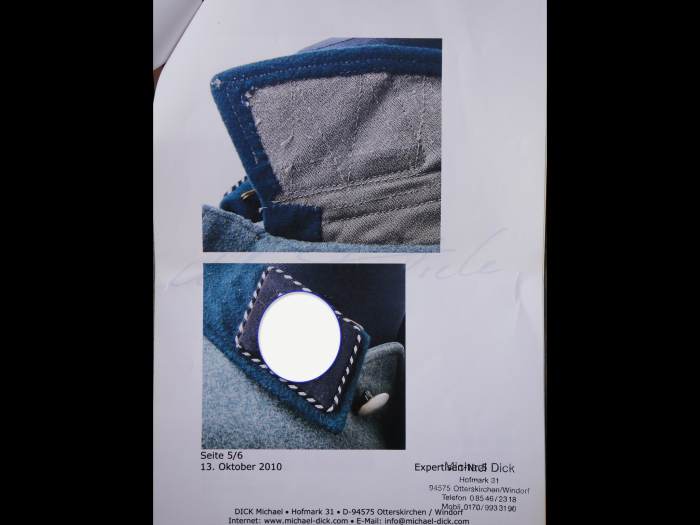 SS VT Verfügungstruppe Jacke / Feldbluse M34 für Mannschaften "Germania"