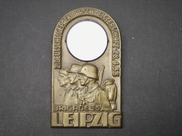 Badge – 2nd German Pack-March Championship, Brigade 35, Leipzig 1935