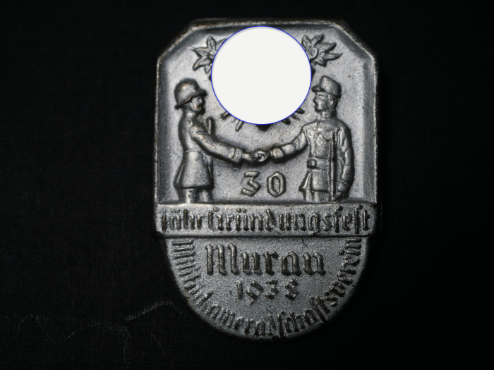 Abzeichen - 30 jähriges Gründungsfest Murau 1938 - Militärkameradschaftsverein