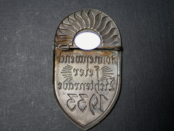 Badge – Lichtenrade Solstice Celebration 1933