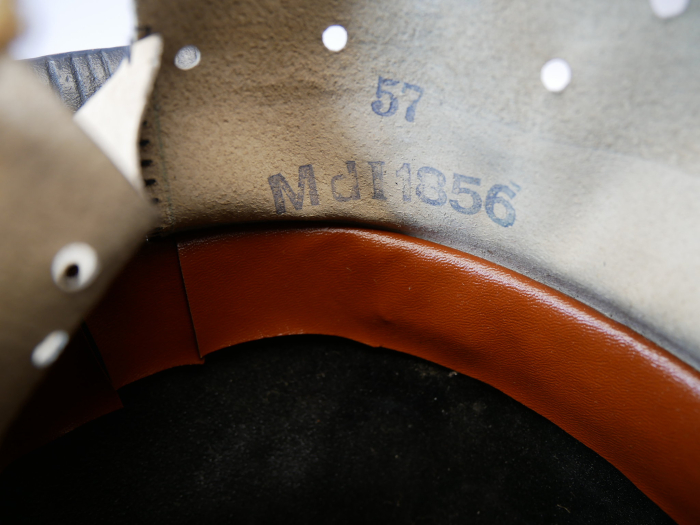 Original 1955 shako for officers of the KVP (Garrisoned People's Police)