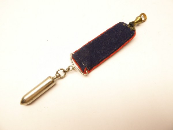 Schulterklappe - Miniatur - Bierzipfel, mit mini Granate