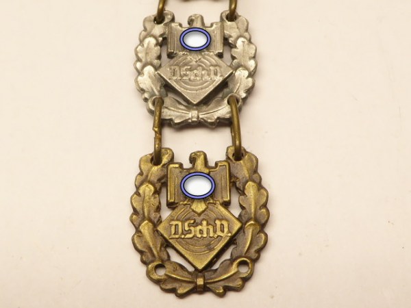 Abzeichen Deutscher Schützenverband - Gold Silber Bronze