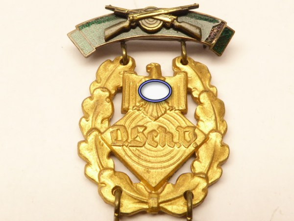 Abzeichen Deutscher Schützenverband - Gold mit Jahresspangen 1938 1940 1941 1942
