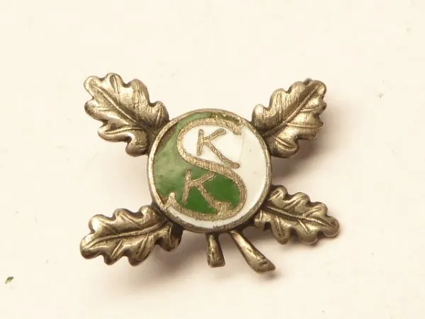 KKS - German cartel for sport shooting - Silver needle with oak leaves