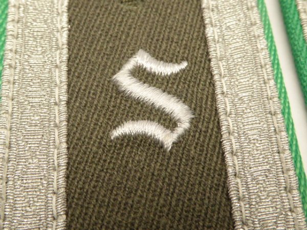 Pair of shoulder boards for officers' students, 1st year of study, embroidered version