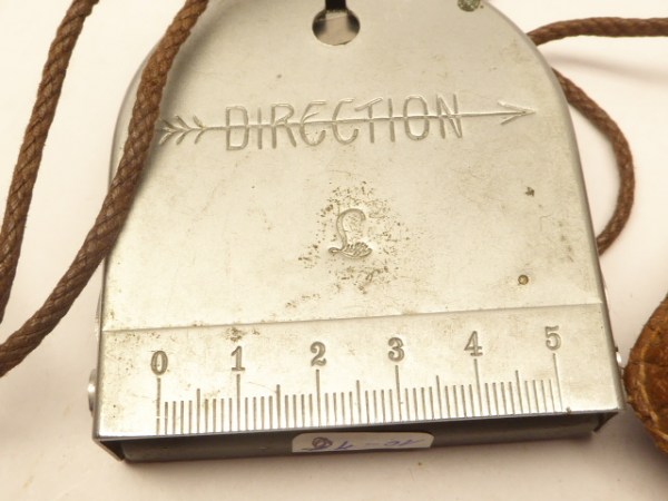 BÉZARD COMPASS Direction around 1950 including ruler and bag