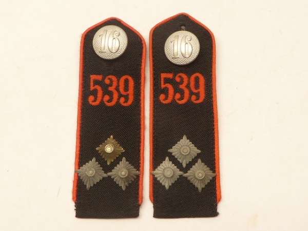 Paar HJ-Schulterstücke Gefolgschaftsführer des Bann 539 Vöcklabruck, HJ-Gebiet 29