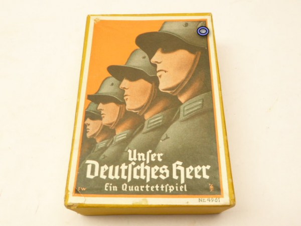 Quartettspiel - Unser Deutsches Heer, komplett