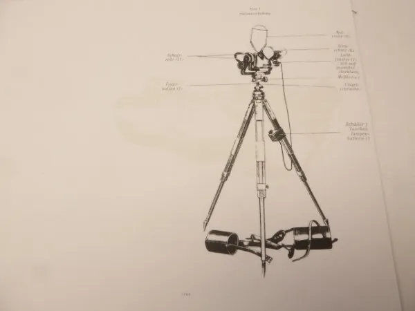 Drei in einem, HDv Heeresdienstvorschrift - Lotfe C/7a + Flakfernrohr 10x80 + Scheinwerferrichtungsweiser 35