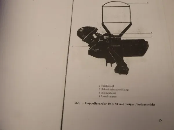 Drei in einem, HDv Heeresdienstvorschrift - Lotfe C/7a + Flakfernrohr 10x80 + Scheinwerferrichtungsweiser 35