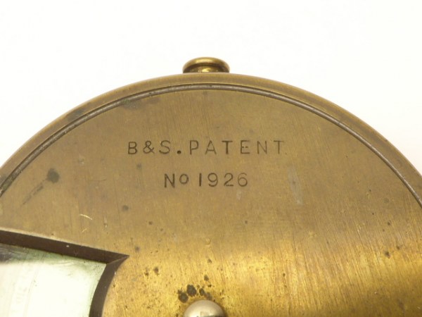 Prismen-Kompass England B&S.Patent No 1926