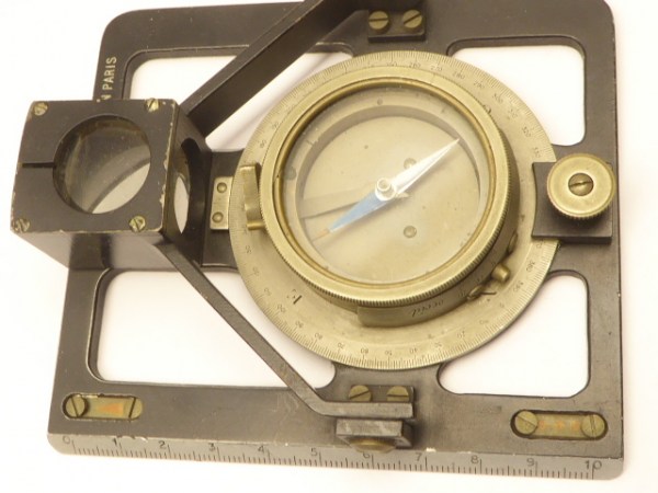 Topographic Compass Model 26 M.G. No 1207, Hersteller H. Morin Paris