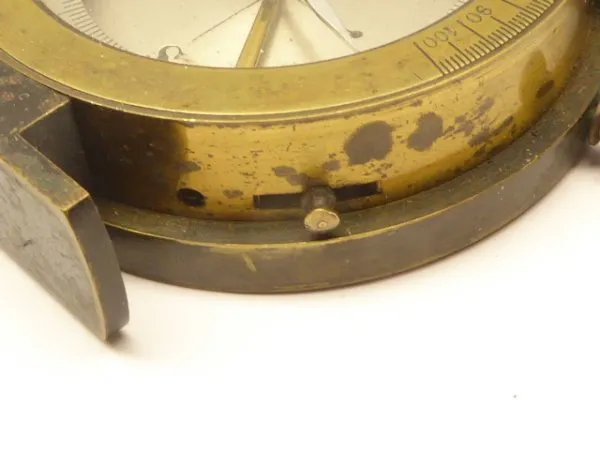 Small compass with clinometer and spirit level