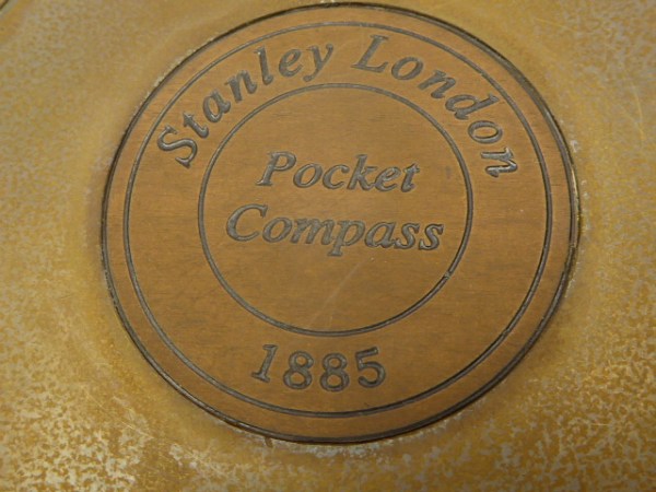 Compass in Pocket - Stanley London Pocket Compass 1885