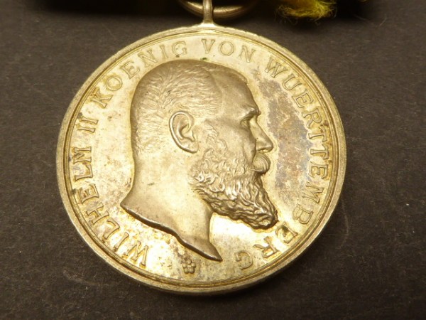 Orden / Medaille Württemberg - Militärverdienstmedaille 1892 - "Für Tapferkeit und Treue"