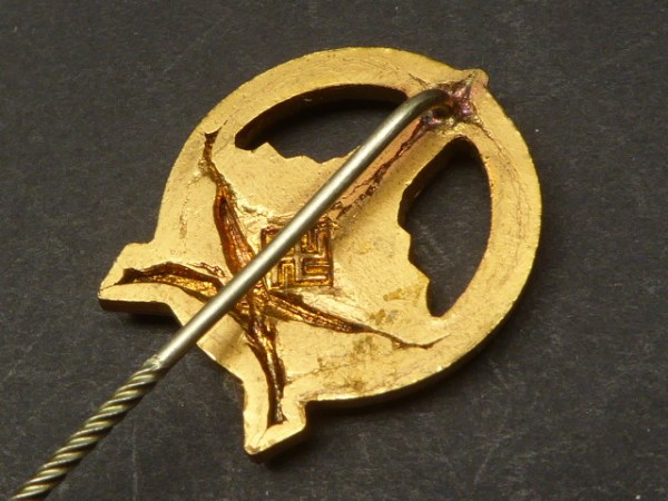 Kyffhäuserbund - needle in bronze