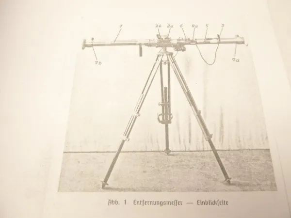 Air Force service regulation HDv - Entvernungsmesser II, Em 1.25 R + Em 1.5 R + Em 4m R34 + R36.