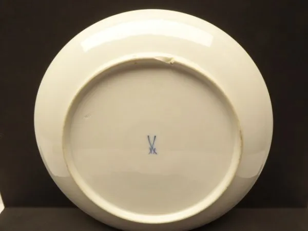 Meissen plate - "Artillery Regiment 96"