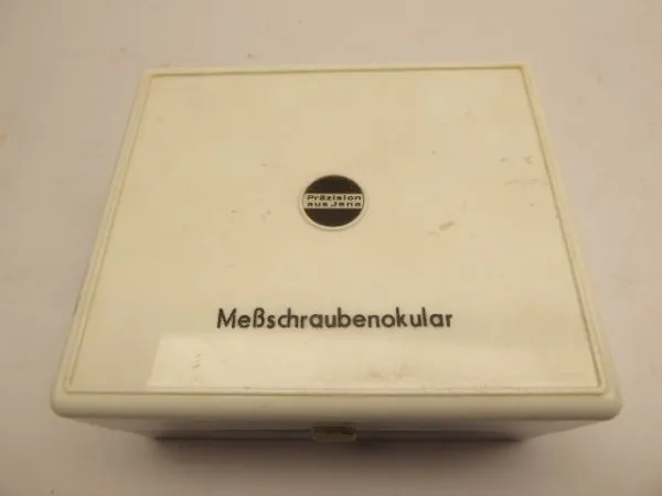 Micrometer eyepiece K 15x Carl Zeiss Jena DDR measurement technology in a case