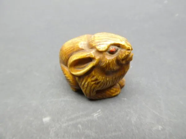 Netsuke Mythical Creature Rabbit 19th Century