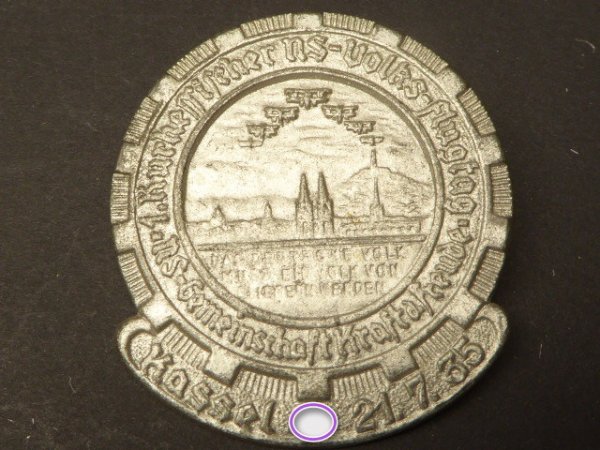 Badge - "1. Kurhessischer NS-Volks-Flugtag" Kassel 1935