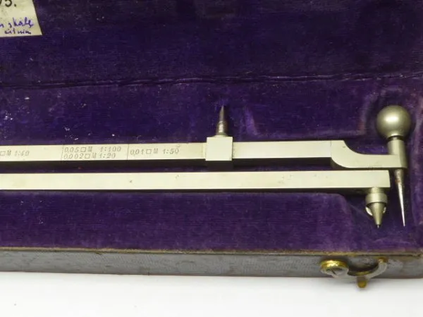 Altes Polar - Planimeter im originalen Etui - 19. Jhd.