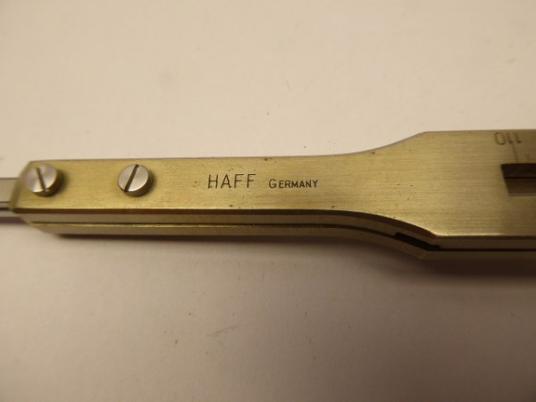 HAFF Präzision - special reduction compass 110 mm in case