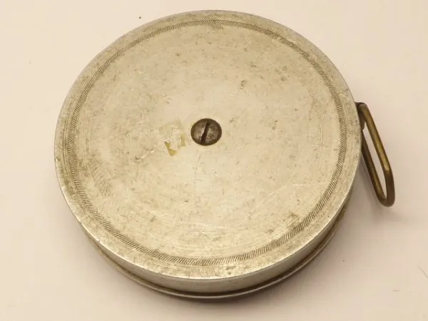 Old Metri tape measure 25 m with aluminum housing