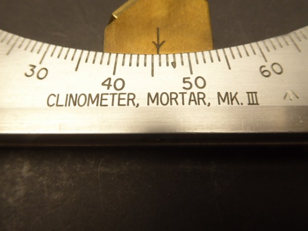 Clinometer - Mortar MK III + Abnahme - für Mörser von 1940