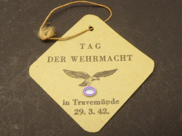 WHW badge - Wehrmacht Day in Travemünde 1942