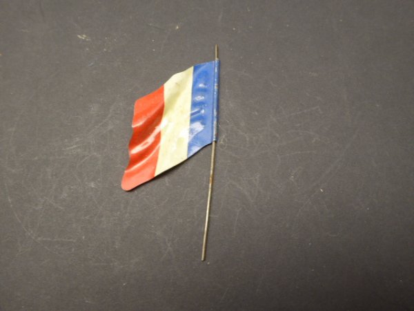 Fahne Frankreich für Fahnenträger, Elastolin Figuren