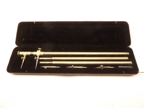 Riefler, Nesselwang & Munich - drawing tools in a case