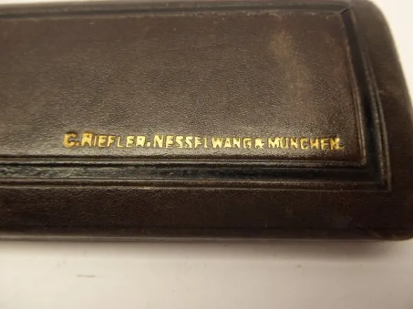 Riefler, Nesselwang & Munich - drawing tools in a case