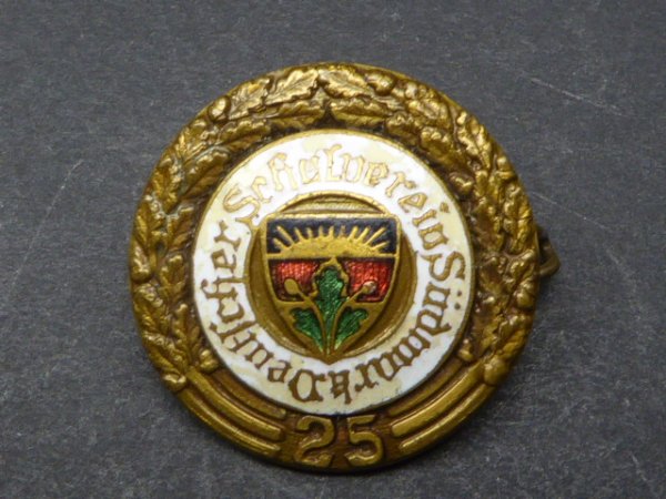 Badge of Germanism in Abroad - Deutscher Schulverein Südmark - Badge of Honor for 25 years of membership