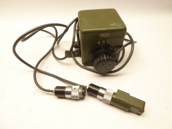 Battery box with reticle illumination and regulation for rangefinder, manufacturer Carl Zeiss Jena