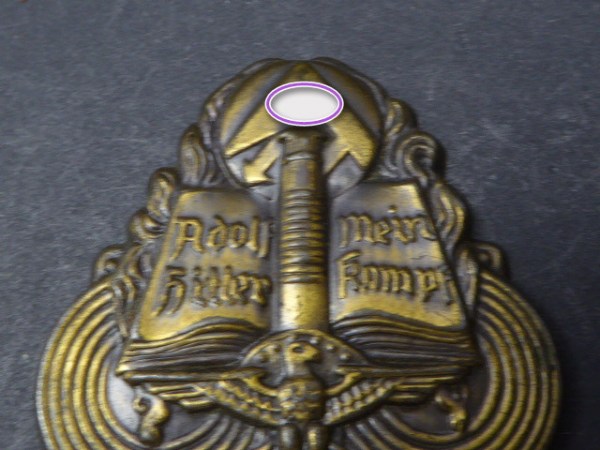 Badge SA Brigade 36, Plauen 1935 - one of the rare badges of the SA
