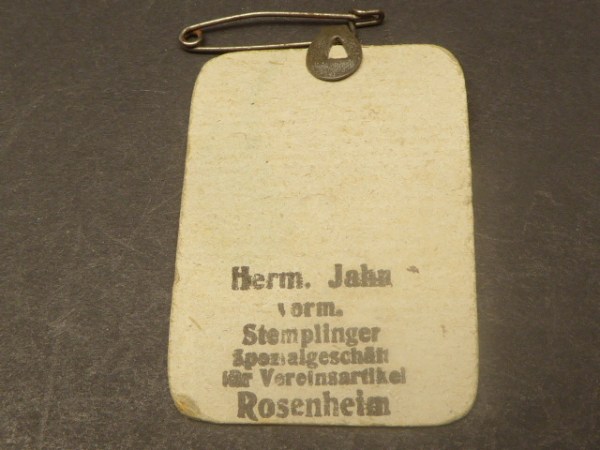Badge - 11th Gaufest of the Chiemgaualpen Association Schleching 1937
