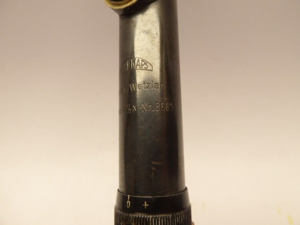 Rifle scope of the Waffen SS, manufacturer Karl Kaps Wetzlar