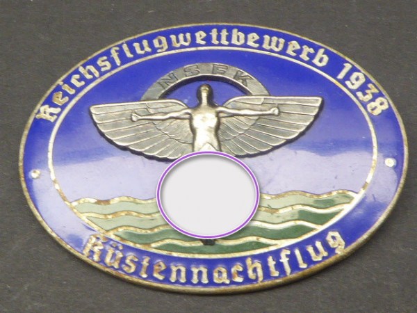 Badge - Reichsflugwettbewerb 1938 Coastal Night Flight