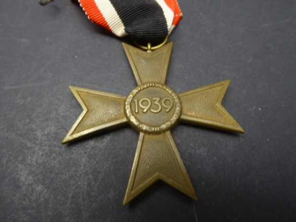 KVK War Merit Cross 2nd Class without swords with manufacturer on the ribbon