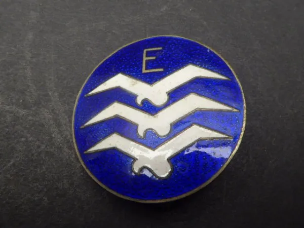 DLV Deutscher Luftsportverband - Glider pilot C badge, here with "E"